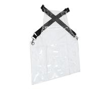 MOTHNUR Tablier Transparent Coiffure Imperméable et Protection Éclaboussures Réglable pour Salons de Beauté et Usage Professionnel