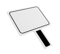 MOTHNUR Tenir un tableau blanc prise planches effaçables à sec vote planche à effacer à sec réutilisable étiquette tableau blanc effaçable palette de réponse portable score PVC Noir