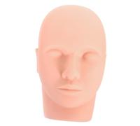 MOTHNUR Tête De Mannequin Pour Cils Taille Standard Tête D’entraînement Pour Extensions De Cils Débutants Pratique Du Maquillage Visage De Mannequin