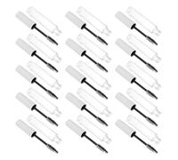 MOTHNUR Tubes de Mascara Vides 10 Ml, 15 Pièces, Flacons Rechargeables Blancs Transparents avec Brosse Intégrée, Compact et Portable, Anti-Fuite, pour Maquillage DIY et Croissance des