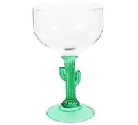 MOTHNUR Verre à Vin Créatif Forme de Cactus Gobelet Transparent pour Boissons Décoration Intérieure et Cadeau Réutilisable