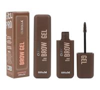 MOTIBACK Gel à sourcils 3D avec couleur, étanche et longue durée jusqu'à 48 H, volume et définition, avec brosse de précision, 30 g, marron clair - Pour des sourcils naturels et volumineux