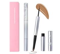 MOTIBACK Gel à sourcils et stylo 2 en 1, étanche et résistant aux taches, pour sourcils naturels, comble et fixe, marron clair pour cheveux clairs