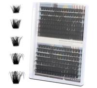 MOTIBACK Lot de 238 extensions de cils 60D 80D DIY - Volume 10-16 mm - Pour des looks dramatiques et voluméreux, réutilisables