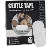 MOTIBACK Lot de 30 pansements buccaux pour dormir, anti-ronflement, pour dormir la nuit, pour mieux dormir et respirer, anti-ronflement pour hommes et femmes, blanc
