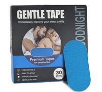 MOTIBACK Lot de 30 pansements buccaux pour dormir, anti-ronflement pour dormir la nuit, pour mieux dormir et respirer, anti-ronflement pour hommes et femmes, bleus