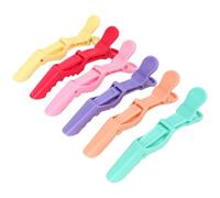 MOTIBACK Lot de 6 pinces à cheveux en plastique pour coiffure, coiffure, ondulation, coloration et coiffure