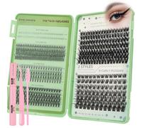 MOTIBACK Lot d'extensions de cils - 5 à 16 mm - Pour un look naturel à dramatique (A) - Sûres, durables et de qualité supérieure