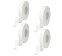MOTIBACK Sporttape Lot de 4 rouleaux de ruban adhésif de sport professionnel (4 x 1,25 cm x 10 cm) - Bandes non élastiques indéchirables pour poignets, doigts et articulations - Doux pour la peau