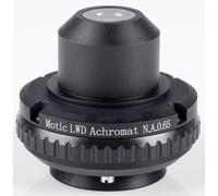Motic Condenseur, O.N. 0.65, wd 10,8mm, LWD, achromatique, diaphragme à iris (BA410E, BA310)