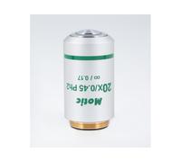 Motic Objectif 20X / 0,45, largeur de faisceau 0,8 mm, CCIS, plan UC, phase positive Ph2, infini