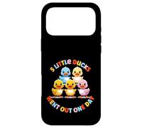 Motif 5 Petits Canards pour Enfants - Adorable Dessin animé de Canard Coque pour iPhone 17 Pro Max