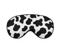 Motif (525) Masque de sommeil Masque occultant pour les yeux pour hommes et femmes Masque de sommeil compatible avec imprimé vache, bandeau de sommeil doux et confortable pour la méditation Voyage, Mo