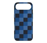 Motif à Carreaux Bleu/Noir #256 Coque pour iPhone Air