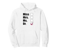 Motif à Carreaux Miss Mrs Doctor Sweat à Capuche