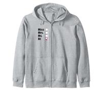 Motif à Carreaux Miss Mrs Doctor Sweat à Capuche