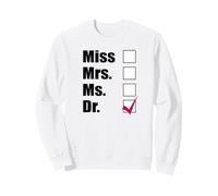 Motif à Carreaux Miss Mrs Doctor Sweatshirt