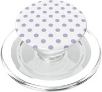 Motif à Pois Blancs et Violets PopSockets PopGrip pour MagSafe