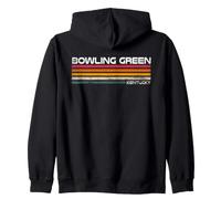 Motif à Rayures Vintage Kentucky Green Bowling Sweat à Capuche