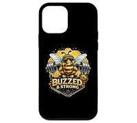 Motif Abeille Buzzed & Strong Honey Barbell Coque pour iPhone 12 Mini