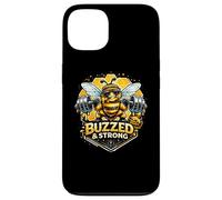 Motif Abeille Buzzed & Strong Honey Barbell Coque pour iPhone 13