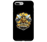 Motif Abeille Buzzed & Strong Honey Barbell Coque pour iPhone 7 Plus/8 Plus