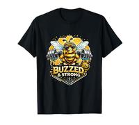 Motif Abeille Buzzed & Strong Honey Barbell T-Shirt