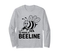 Motif Abeille pour Rendre l'idiome Amusant pour Les Enfants et Les Enseignants Manche Longue