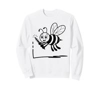 Motif Abeille pour Rendre l'idiome Amusant pour Les Enfants et Les Enseignants Sweatshirt