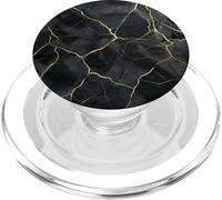 Motif Abstrait Gris, Noir PopSockets PopGrip pour MagSafe