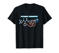 Motif Abstrait molécule Graphique Moderne Ligne Art Design T-Shirt