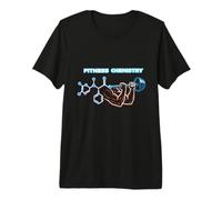 Motif Abstrait molécule Graphique Moderne Ligne Art Design T-Shirt Haut de Gamme