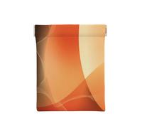 Motif Abstrait Orange et Marron, Sac de Rangement pour Femmes, Portefeuille supérieur à Presser, Petit Porte-Monnaie, Pochette de Changement