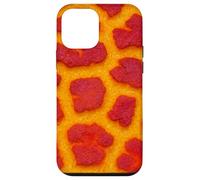 Motif Abstrait Rouge Orange Champignon craquelé Bio Coque pour iPhone 12 Mini