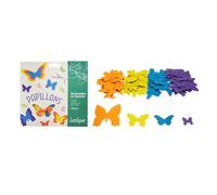 Motif adhésif Feutrine Papillon 150 pièces