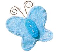 Motif Adhésif Feutrine Papillon 6 Pièces