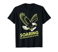 Motif Aigle Qui Monte vers de Nouveaux Sommets de guérison T-Shirt