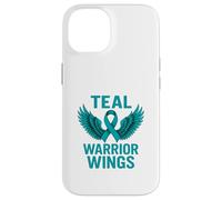 Motif Ailes de Guerrier Bleu Sarcelle Coque pour iPhone 14