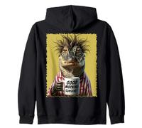 Motif Alligator Portant Un Pyjama Amusant pour Amoureux du café Sweat à Capuche