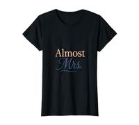 Motif Almost Mrs. Blush Bleu Marine T-Shirt