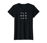 Motif Alphabet coréen Hangul T-Shirt Graphique avec Valeur