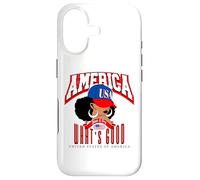 Motif America Black & Sexy What's Good Afro USA Pride Coque pour iPhone 17
