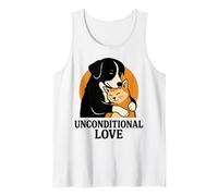Motif Amour inconditionnel pour Chien et Chat pour Homme et Femme Débardeur