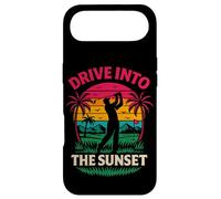 Motif Amusant de Golf rétro Drive Into The Sunset Coque pour iPhone Air