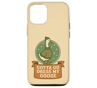 Motif Amusant Gotta Go Dress My Goose Coque pour iPhone 12/12 Pro