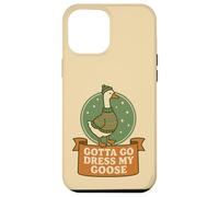 Motif Amusant Gotta Go Dress My Goose Coque pour iPhone 12 Pro Max