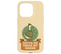 Motif Amusant Gotta Go Dress My Goose Coque pour iPhone 15 Pro