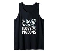 Motif Amusant « I Love Pigeons » pour Observer Les Oiseaux Débardeur