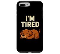 Motif Amusant pour Amoureux des Chiens avec Inscription « I'm Tired Puppy Sleeping » Coque pour iPhone 7 Plus/8 Plus