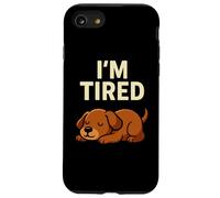 Motif Amusant pour Amoureux des Chiens avec Inscription « I'm Tired Puppy Sleeping » Coque pour iPhone SE (2020) / 7/8